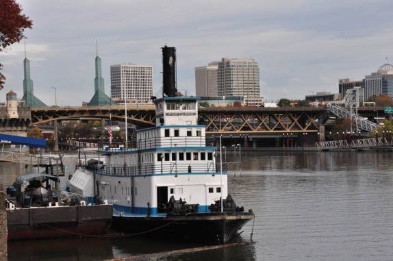 Columbia River, em Portland, no Oregon, oeste dos Estados Unidos